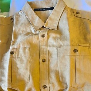 Sean John military design short sleeve men’s shirt